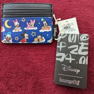 Loungefly Cardholder in Mickey Baby Clouds